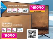 Samsung 75"(190cm) Crystal UHD 4K TV CU7000