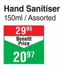 Safeguard Hand Sanitiser Assorted-150ml
