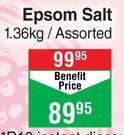 Nature's Nourishment Epsom Salt Assorted-1.36Kg