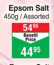 Nature's Nourishment Epsom Salt Assorted-450g