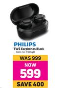 Philips TWS Earphones Black