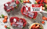 Strawberry Punnets-For 3 x 250g