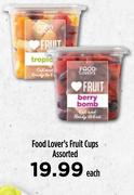 Food Lover's Fruit Cups Assorted-Each