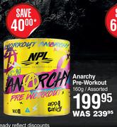 NPL Anarchy Pre Workout Assorted-160g