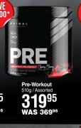 Primal Pre Workout Assorted-510g