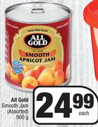 All Gold Smooth Jam (Assorted)-900g Each