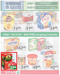 SPAR EASTERN CAPE (21 September - 3 October 2021) Valid In | Amahlathi, Bedford, Buffalo Flats, Cala, Centane, Hankey, Idutywa, Indwe, Kwa-Fetting, Komga, Lady Frere, Nemato, Ugie, Peddie, page 3
