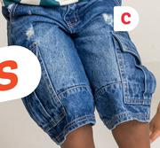 Boys Denim Jorts (2-7 Years)-Each