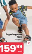 Boys Dungarees From (2-7 Years)-Each