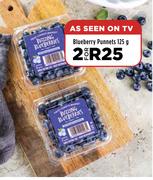 Blueberry Punnets-For 2 x 125g