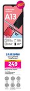 Samsung Galaxy A13 4G Smartphone-On 1.2GB Red Top Up Core More Data