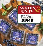 Blueberry Punnets-For 5 x 125g