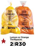 Lemon Or Orange Thriftpacks-For 2