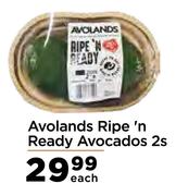 Avolands Ripe 'n Ready Avocados 2's-Each