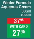 Nature's Nourishment Winter Formula Aqueous Cream-500ml