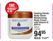 Healing Hands Body Glove Moisturising Body Cream With Vitamin E SPF15-500ml