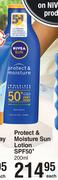Nivea Sun Protect & Moisture Sun Lotion SPF50+-200ml Each