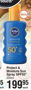 Nivea Sun Protect & Moisture Sun Spray SPF50+-200ml Each