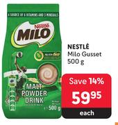 Nestle Milo Gusset-500g Each
