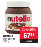 Nutella Nut Spread-350g Each