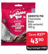 Sweetie Pie Chocolate Balls (All Variants)-100g