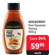 Goldcrest Eezi Squeeze Honey-500g