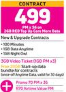 2 x Samsung Galaxy A33 5G Smartphone-On 2GB Red Top Up Core More Data + On Promo 70