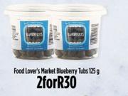 Food Lover's Market Blueberry Tubs-For 2 x 125g