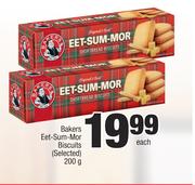 Bakers Eet-Sum-Mor Biscuits (Selected)-200g Each