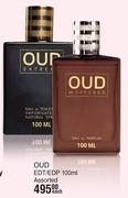 OUD EDT/EDP Assorted-100ml Each