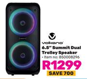 Volkano 6.5" Summit Dual Trolley Speaker