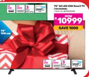 Toshiba 190cm (75") 4K LED UHD Smart TV 75C350MN