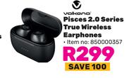 Volkano Pisces 2.0 Series True Wireless Earphones