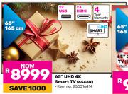 Hisense 165cm (65") UHD 4K Smart TV 65A6N