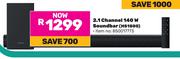 Hisense 2.1 Channel 140W Soundbar HS1800