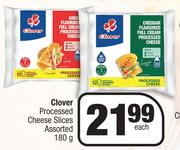 Clover Processed Cheese Slices Assorted-180g Each