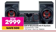 2LG 300W Bluetooth Hi-Fi System