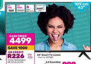 Hisense 43"(109cm) Smart TV 43A4k