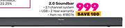 Hisense 2.0 Sounbar
