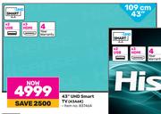 Hisense 43"(109cm) UHD Smart TV 43A6K