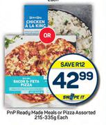 PnP Ready Made Meals Or Pizza Assorted-215g-335g Each
