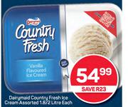 Dairymaid Country Fresh Ice Cream Assorted-1.8L/2L Each