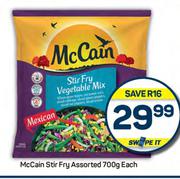 McCain Stir Fry Assorted-700g Each
