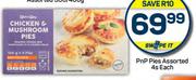 PnP Pies Assorted-4s Each