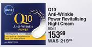 Nivea Q10 Anti Wrinkle Power Revitalising Night Cream-50ml