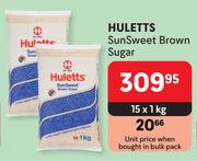 Huletts Sun Sweet Brown Sugar-15 x 1Kg