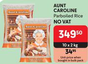 Aunt Caroline Parboiled Rice-10 x 2Kg