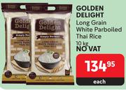 Golden Delight Long Grain White Parboiled Thai Rice-10Kg Each