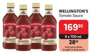 Wellington's Tomato Sauce-6 x 700ml