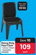 Heavy Duty Flexi Chair-Each